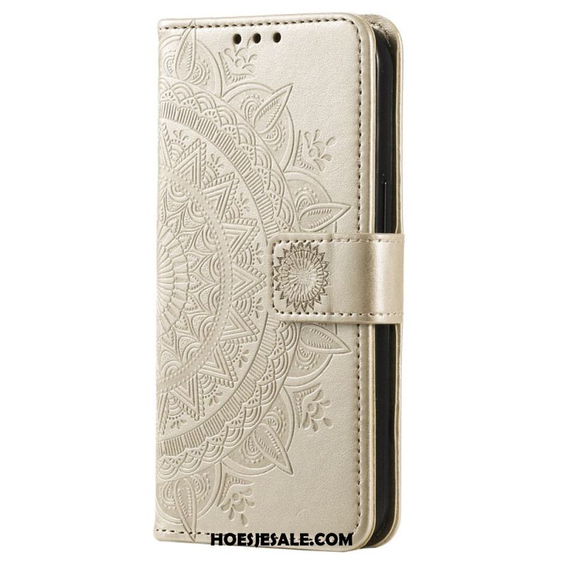 Leren Hoesje Xiaomi 14t Mandala Zon