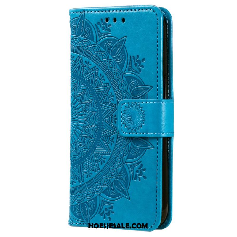 Leren Hoesje Xiaomi 14t Mandala Zon