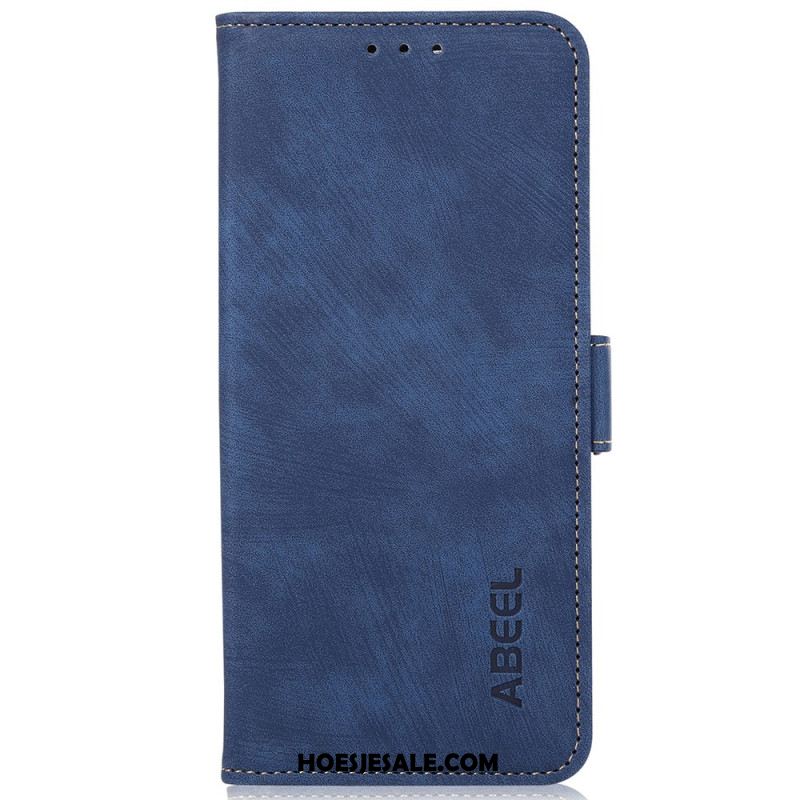 Leren Hoesje Xiaomi 14t Pro Retrostijl Abeel Bescherming Hoesje