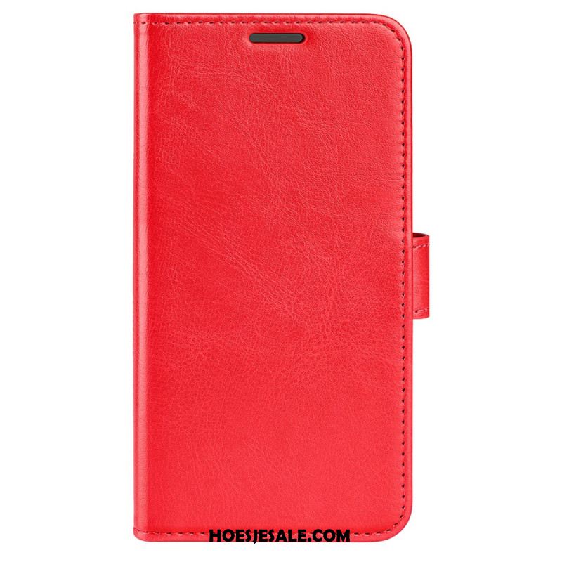 Leren Hoesje Xiaomi Redmi Note 13 4g Vintage Textuur Bescherming Hoesje