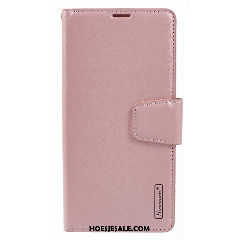 Leren Hoesje Xiaomi Redmi Note 13 5g Molenserie Hanman Bescherming Hoesje