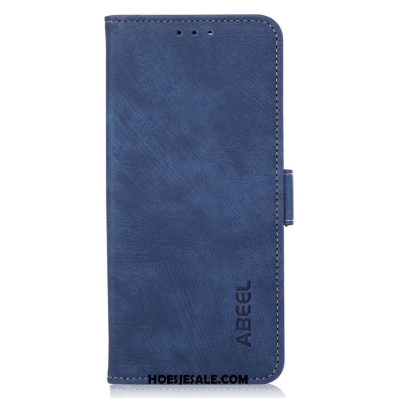 Leren Hoesje Xiaomi Redmi Note 13 5g Retro Abeel Bescherming Hoesje