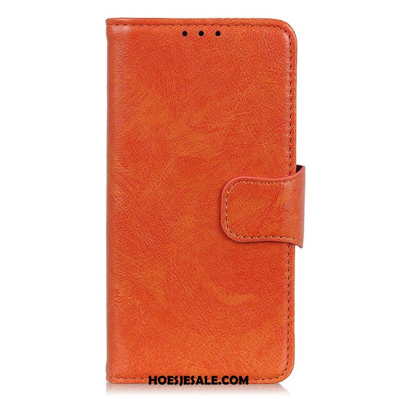 Leren Hoesje Xiaomi Redmi Note 13 5g Splitleer Met Nappatextuur Bescherming Hoesje