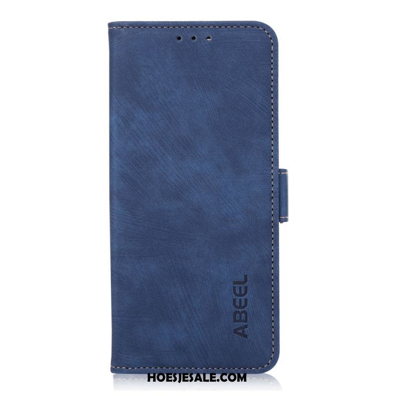 Leren Hoesje iPhone 16 Abeel Vintage Kunstleer Bescherming Hoesje