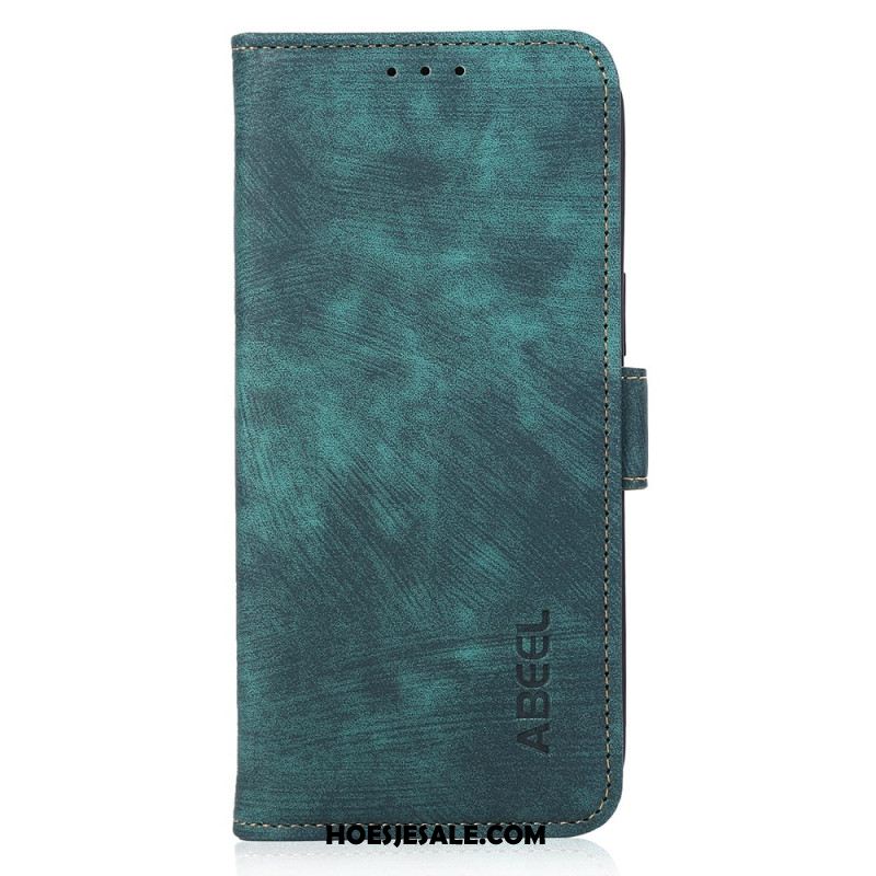 Leren Hoesje iPhone 16 Pro Retro Abeel Bescherming Hoesje