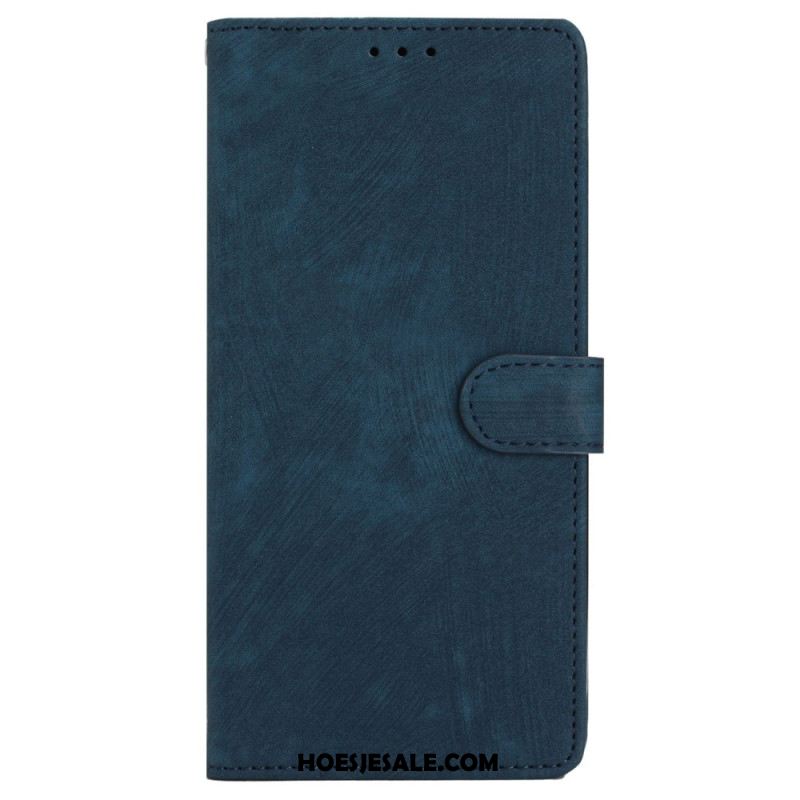 Leren Hoesje iPhone 16 Suède-effect Bescherming Hoesje