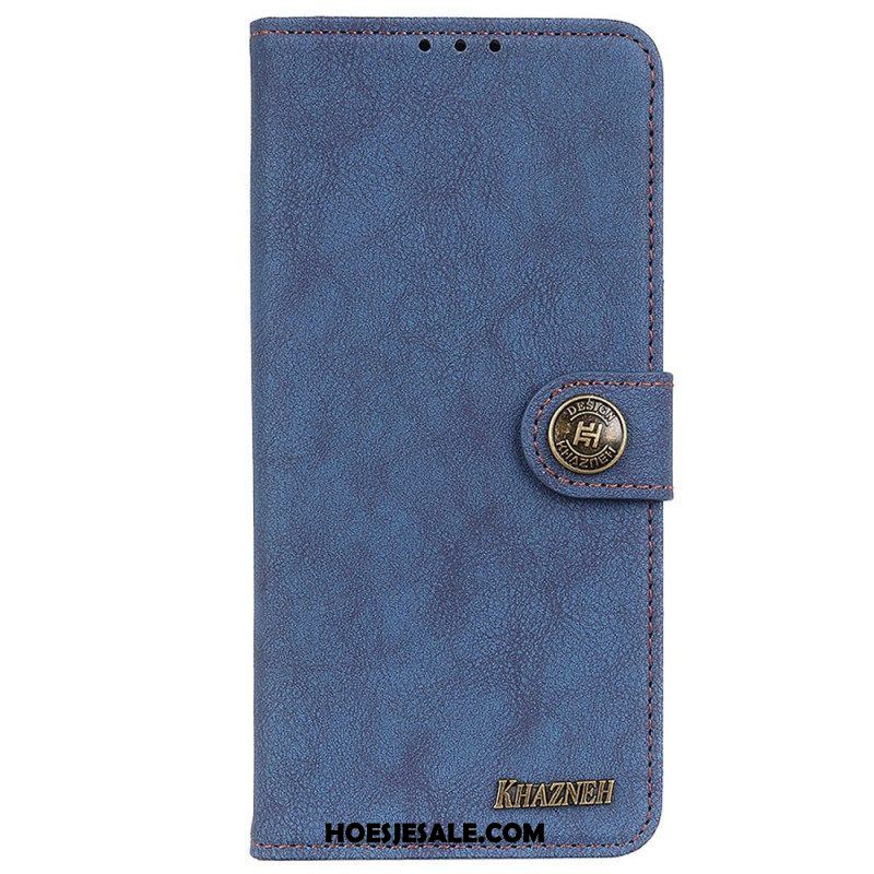 Leren Hoesje voor Samsung Galaxy M13 Khazneh Splitleer