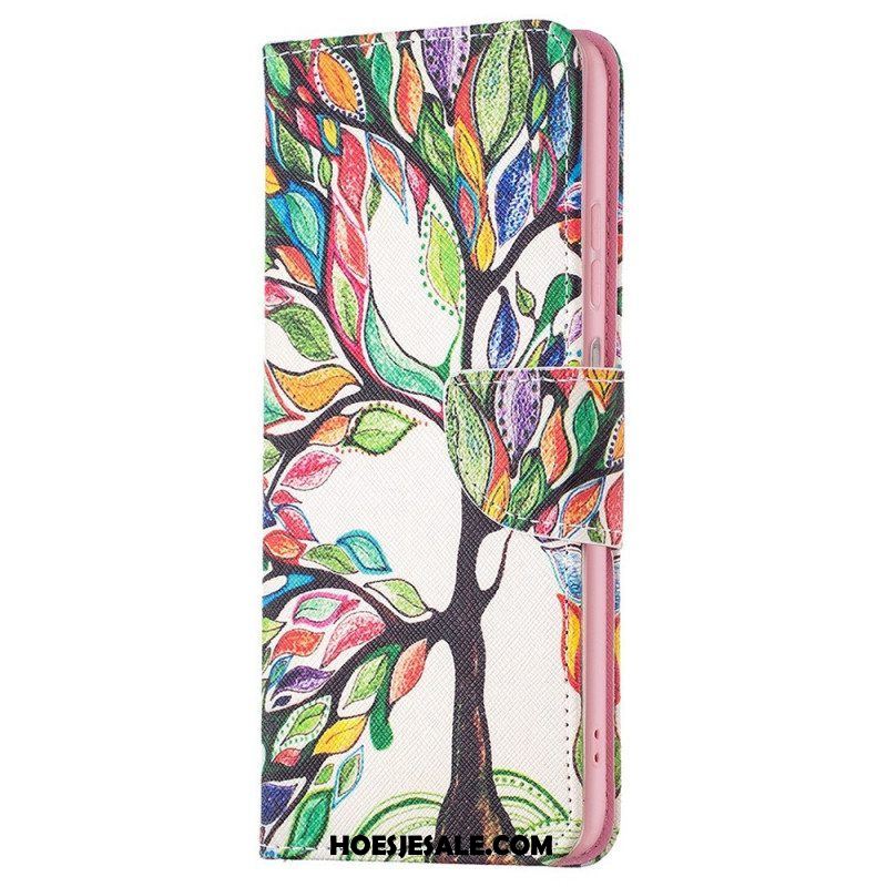 Leren Hoesje voor Samsung Galaxy M23 5G Boom Decoratie