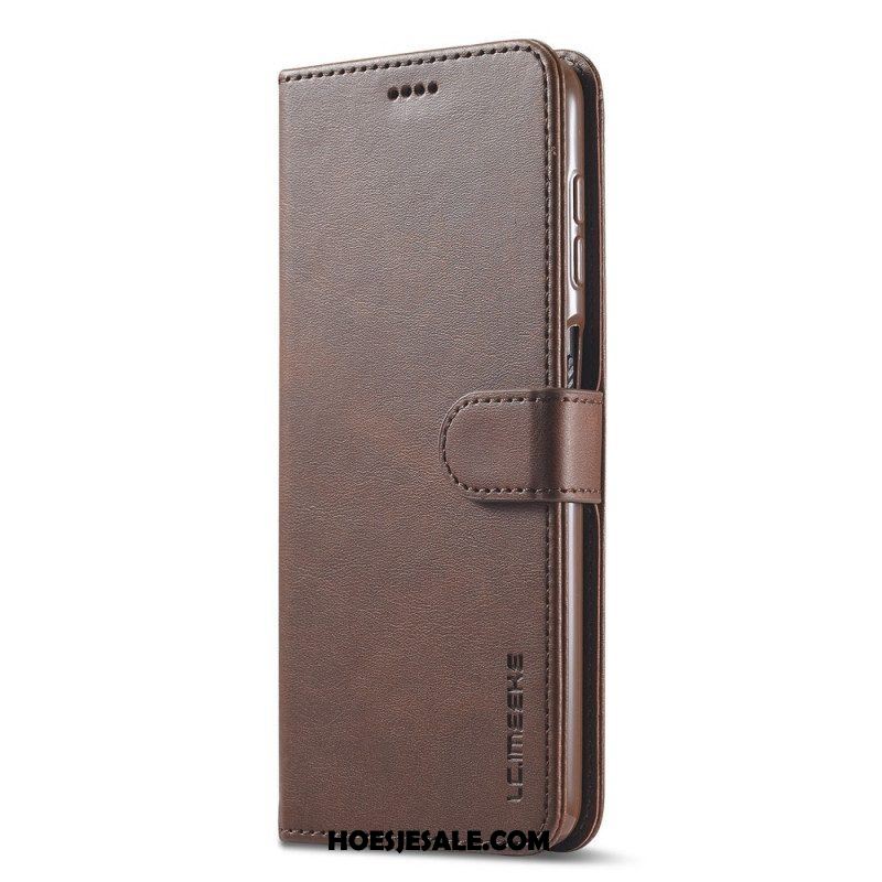 Leren Hoesje voor Samsung Galaxy M32 Lc.imeeke Ledereffect