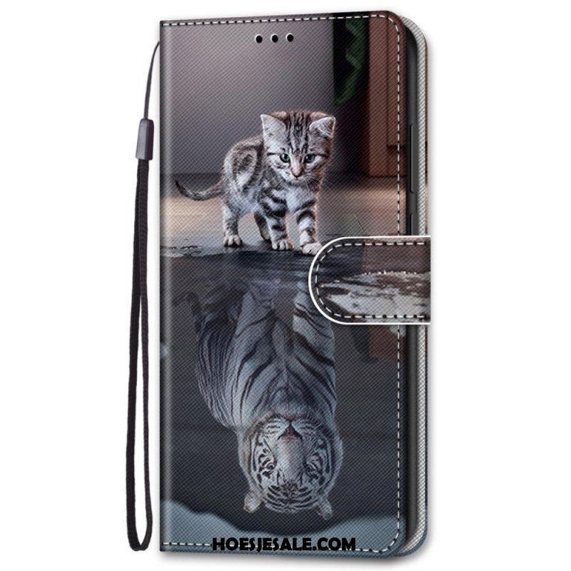 Leren Hoesje voor Samsung Galaxy S22 Plus 5G De Mooiste Katten