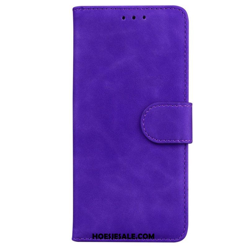 Leren Hoesje voor Sony Xperia 1 IV Effen Kleur