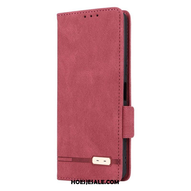 Leren Hoesje voor Sony Xperia 5 IV Subtiele Elegantie