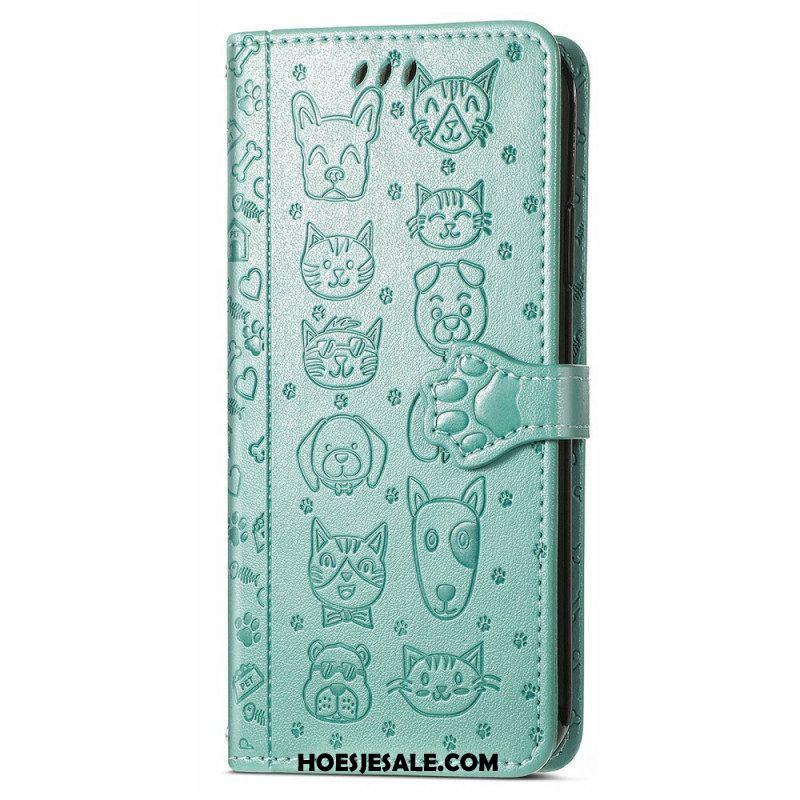 Leren Hoesje voor Xiaomi 12 / 12X Geanimeerde Dieren