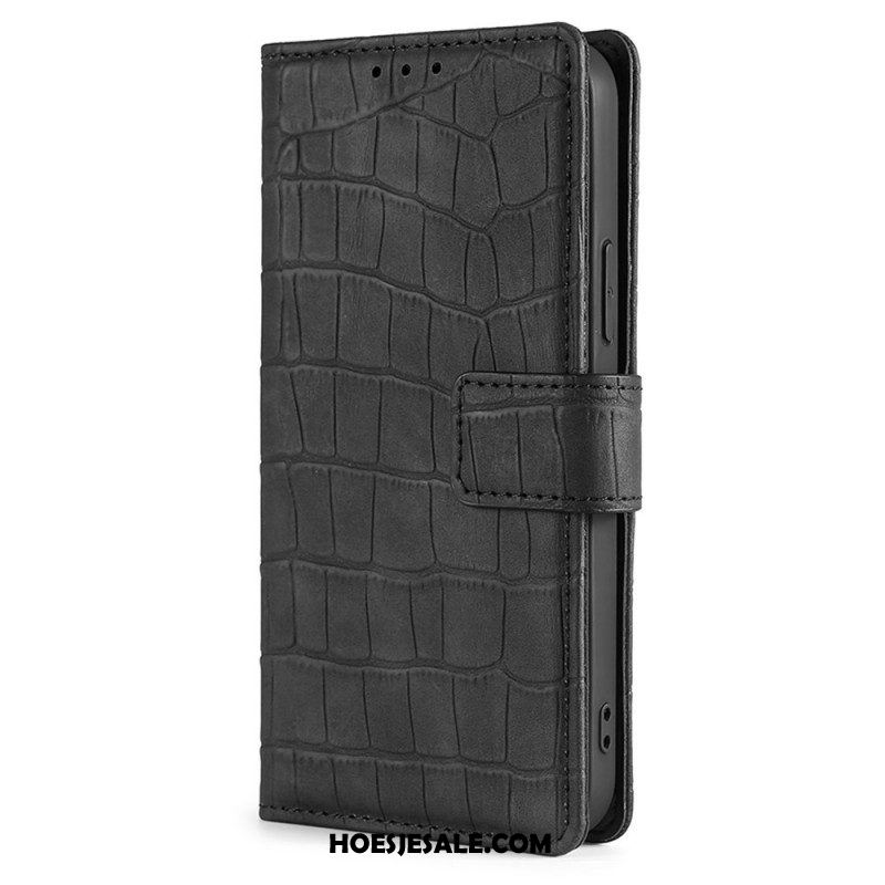 Leren Hoesje voor Xiaomi 12 Pro Skin-touch-krokodil