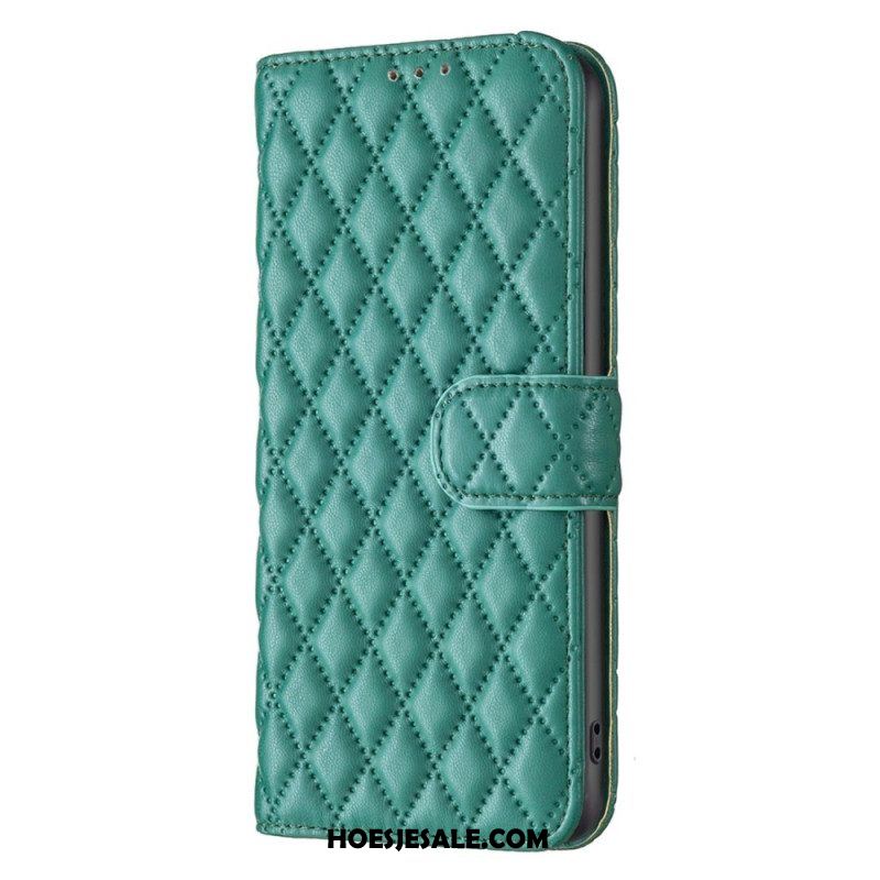 Leren Hoesje voor Xiaomi 12T / 12T Pro Binfen Kleurstijl Gewatteerd