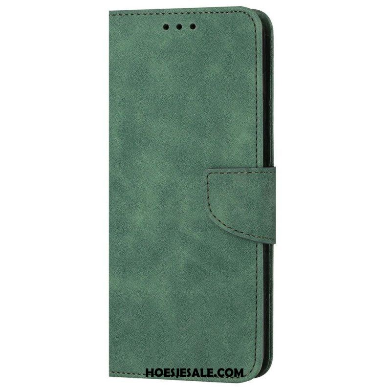 Leren Hoesje voor Xiaomi 12T / 12T Pro Met Ketting Effen Bandjes Met Leereffect