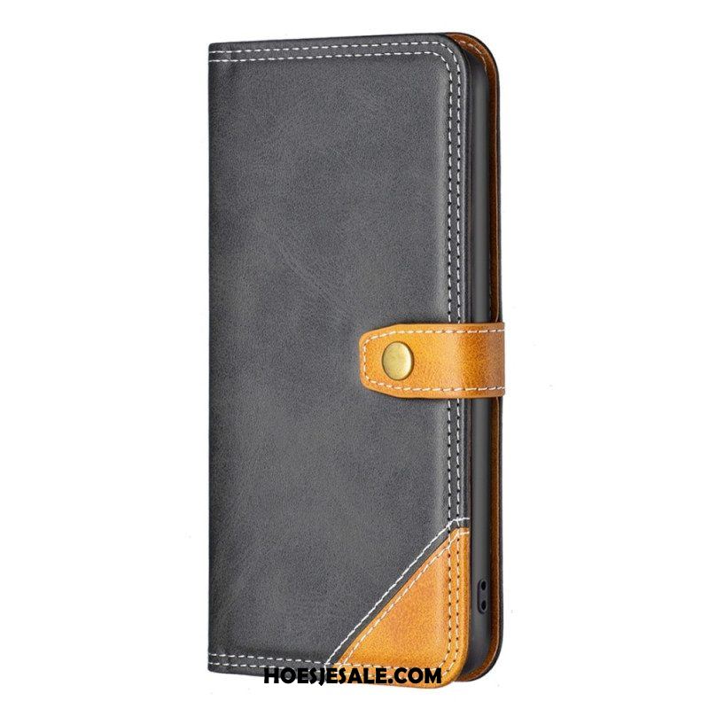 Leren Hoesje voor Xiaomi 12T / 12T Pro Vintage Binfen-kleur