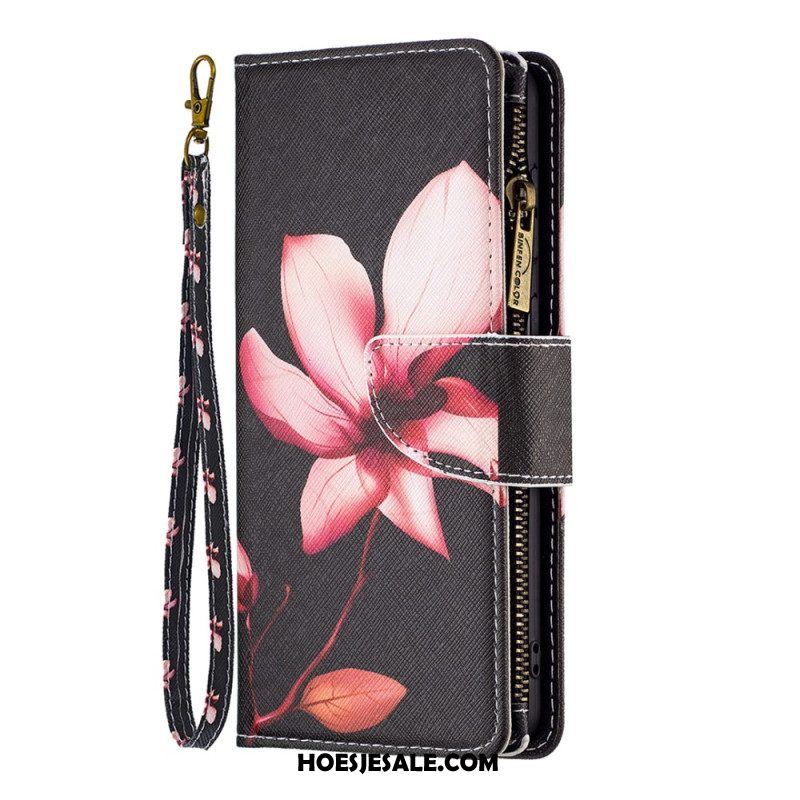 Leren Hoesje voor Xiaomi 13 Lite Portemonnee Leren Bloemen Portemonnee