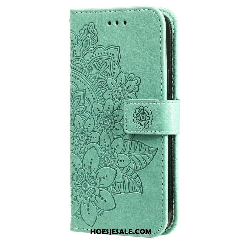 Leren Hoesje voor Xiaomi 13 Met Ketting Strakke Mandala