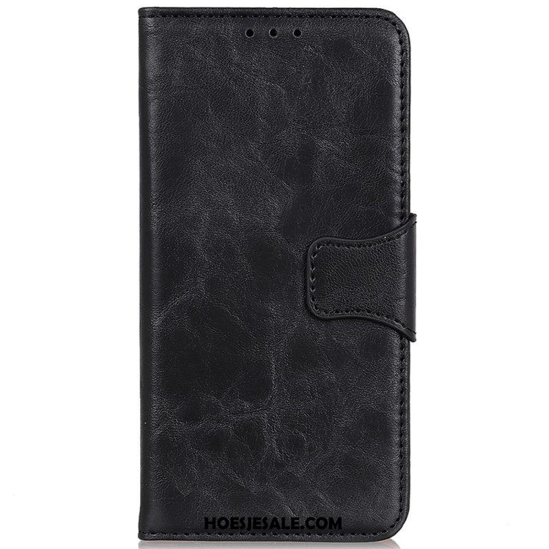 Leren Hoesje voor Xiaomi Redmi Note 11 / 11S Folio-hoesje Getextureerde Magnetische Flap