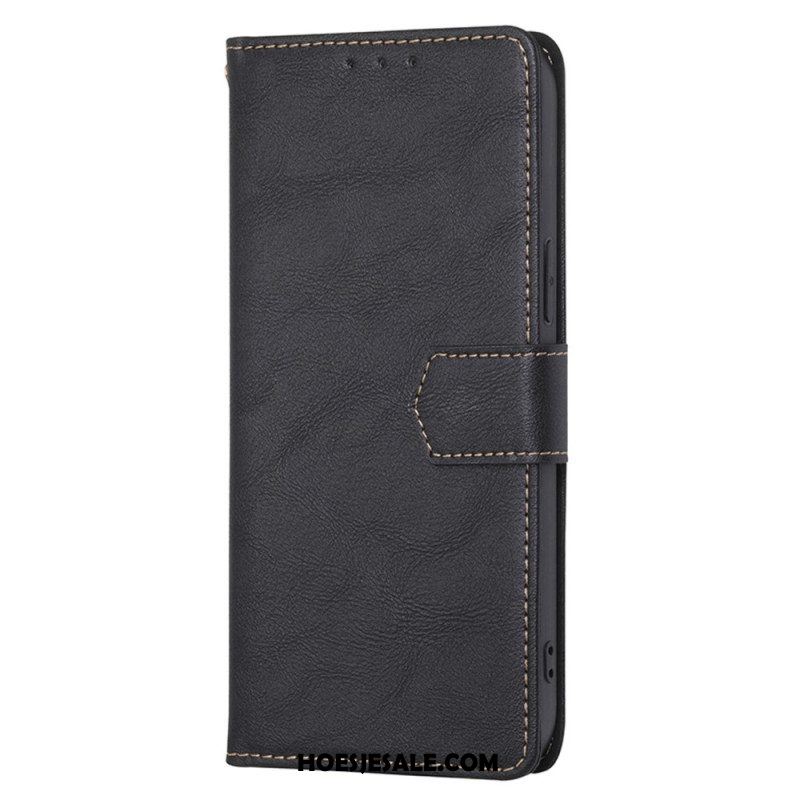 Leren Hoesje voor Xiaomi Redmi Note 12 5G Klassieke Rfid