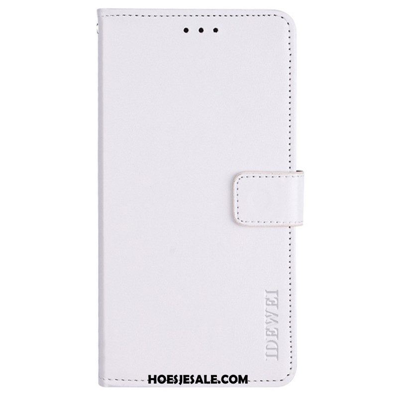 Leren Hoesje voor iPhone 14 Pro Max Imitatieleer Idewei