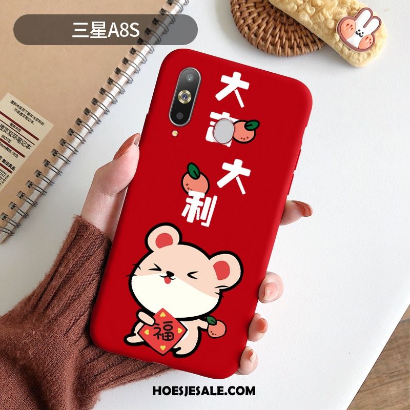 Samsung Galaxy A8s Hoesje Mobiele Telefoon Chinese Stijl Trend Schrobben Nieuw Online