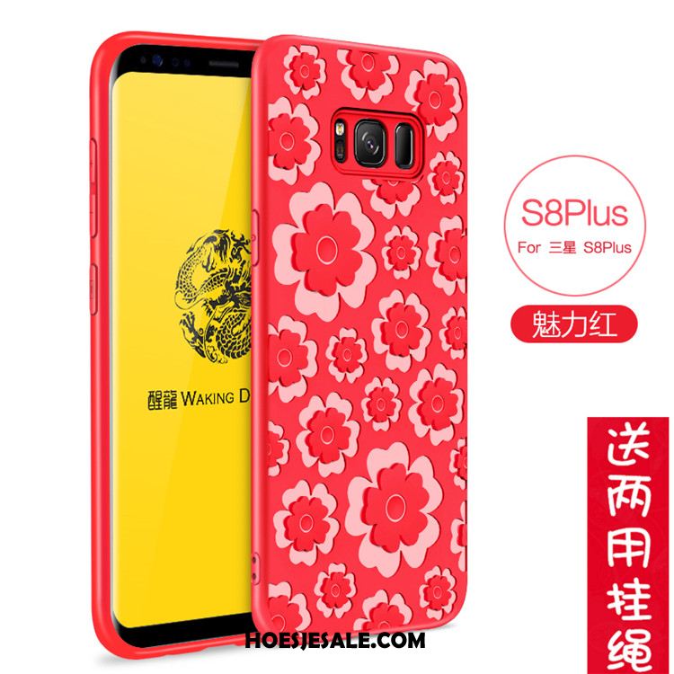 Samsung Galaxy S8 Hoesje Roze Bescherming Dunne Ster Hoes