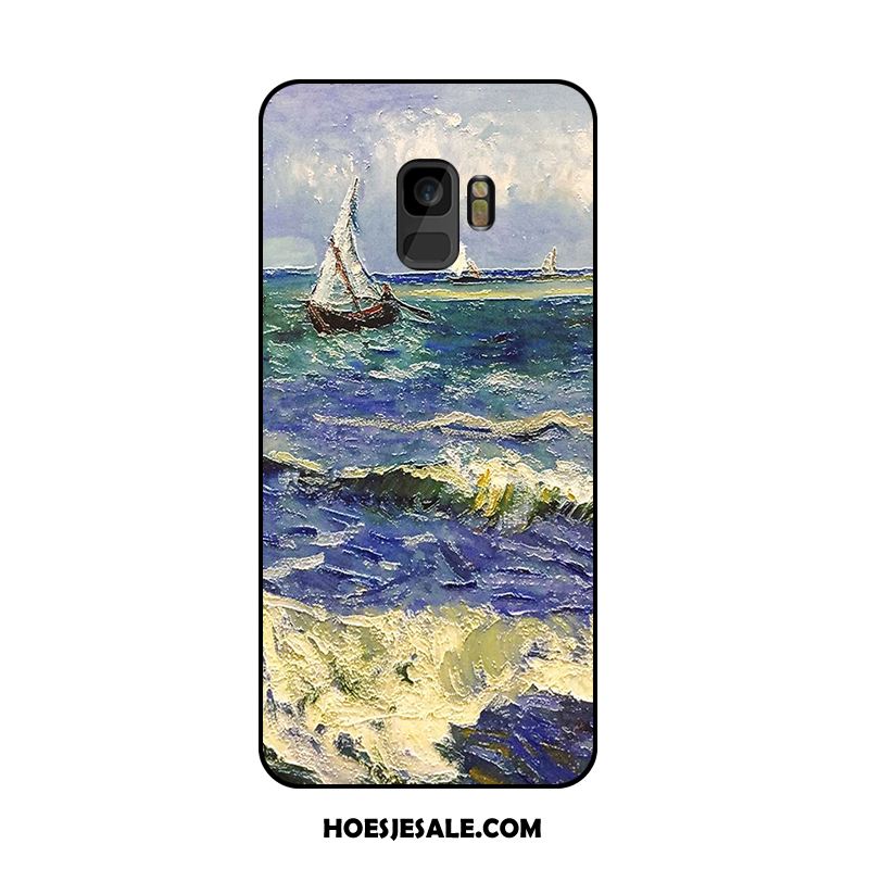 Samsung Galaxy S9 Hoesje Olieverfschilderij Ster Hoge Hanger Mobiele Telefoon Korting