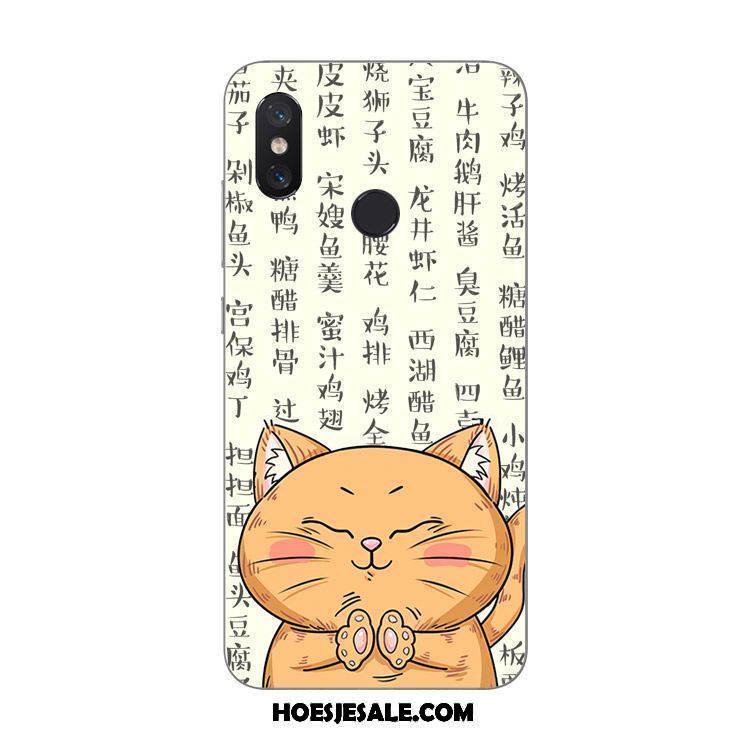 Xiaomi Mi 8 Hoesje Lovers Geel Hoes Mini Kat Sale