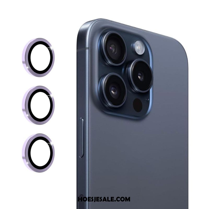 iPhone 16 Pro Enkay Gekleurde Ringen Lensbeschermer