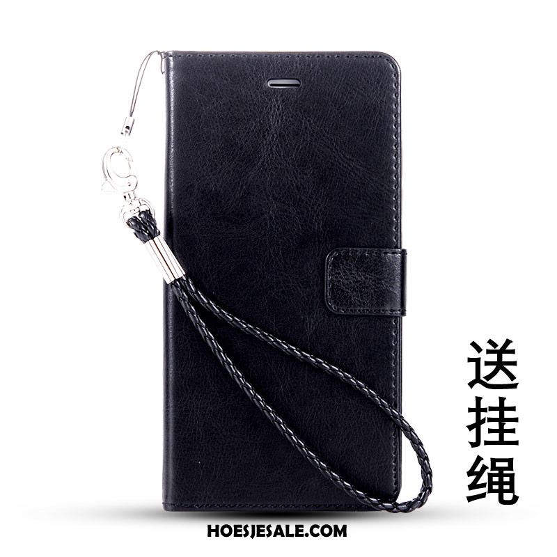 iPhone 5 / 5s Hoesje Leren Etui Kaart Folio Mobiele Telefoon Zacht Goedkoop