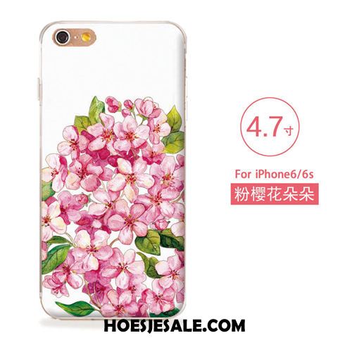 iPhone 6 / 6s Hoesje Hoes Siliconen Reliëf Zacht Mobiele Telefoon Aanbiedingen