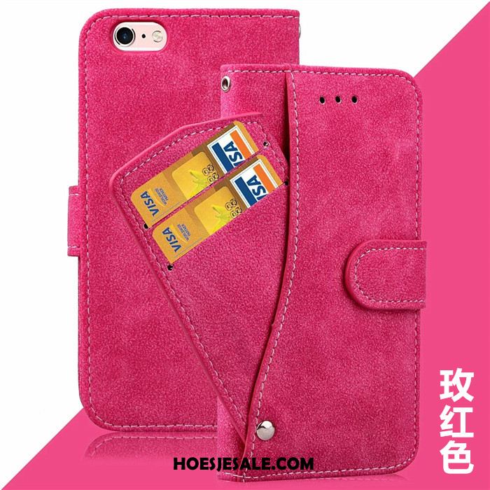 iPhone 6 / 6s Plus Hoesje Hoes Kaart Purper Scheppend Anti-fall Sale