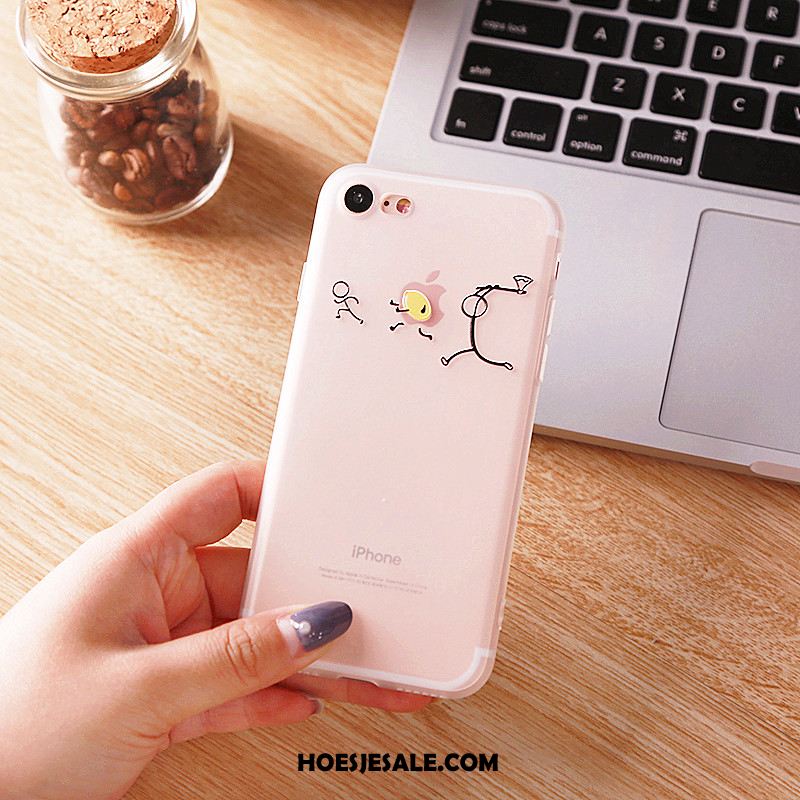 iPhone 7 Hoesje Lovers All Inclusive Hanger Siliconen Mobiele Telefoon Goedkoop