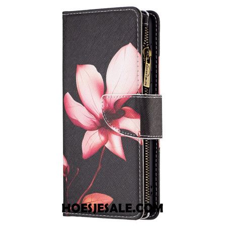 Bescherming Hoesje Xiaomi Redmi Note 13 Pro 4g Lotus Riem Portemonnee