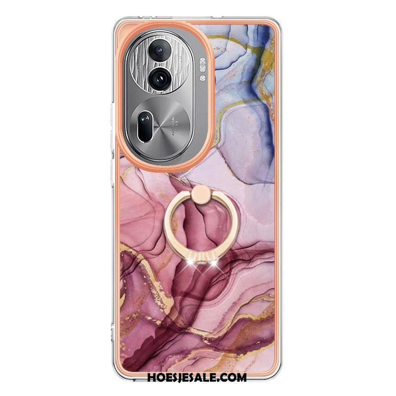 Case Hoesje Oppo Reno 11 Pro 5g Telefoonhoesje Marmeren Steunring