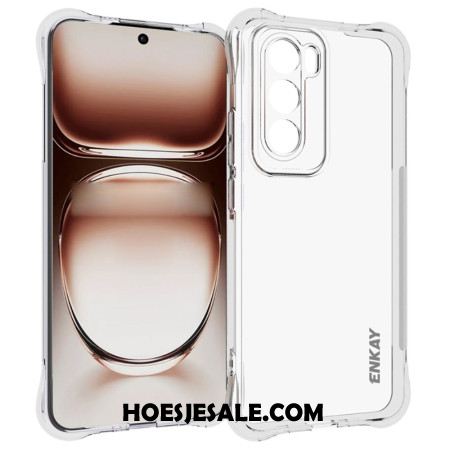 Case Hoesje Oppo Reno 12 Pro 5g Telefoonhoesje Transparant Enkay