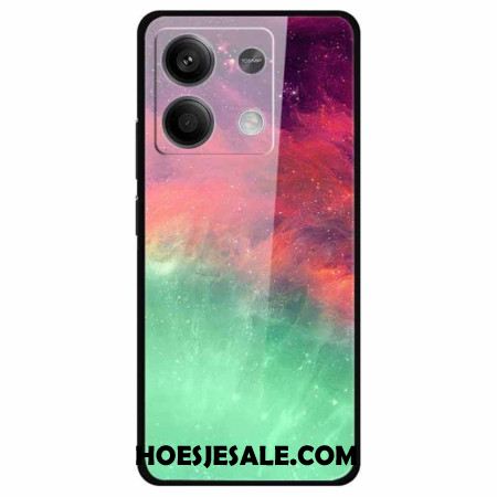 Case Hoesje Xiaomi Redmi Note 13 5g Telefoonhoesje Kleurrijk Nebula Gehard Glas