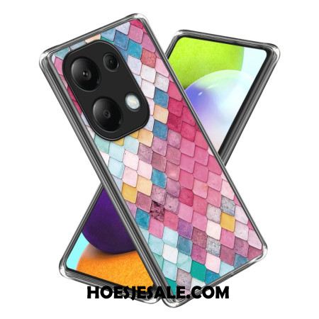 Case Hoesje Xiaomi Redmi Note 13 Pro 4g Telefoonhoesje Kleurrijke Muur