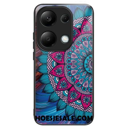 Case Hoesje Xiaomi Redmi Note 13 Pro 4g Telefoonhoesje Mandala Gehard Glas