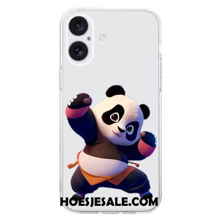 Case Hoesje iPhone 16 Plus Telefoonhoesje Panda