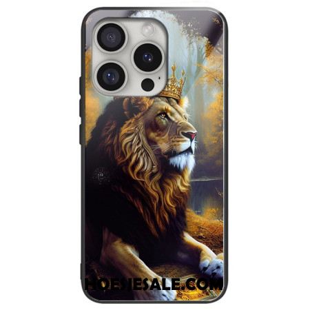 Case Hoesje iPhone 16 Pro Max Telefoonhoesje Lion King Gehard Glas