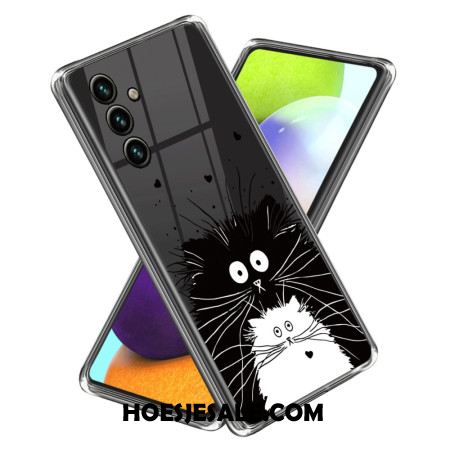 Cover Hoesje Samsung Galaxy A15 5g Telefoonhoesje Twee Katten