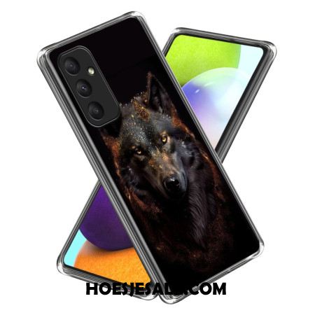 Cover Hoesje Samsung Galaxy A55 5g Telefoonhoesje Nachtwolf