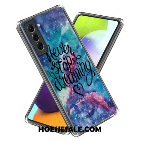 Cover Hoesje Samsung Galaxy S24 Plus 5g Telefoonhoesje Stop Nooit Met Dromen