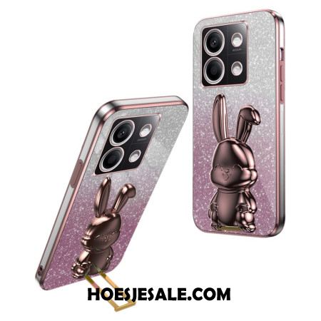 Cover Hoesje Xiaomi Redmi Note 13 4g Telefoonhoesje Konijnensteun Roze