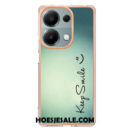 Cover Hoesje Xiaomi Redmi Note 13 Pro 4g Telefoonhoesje Blijf Lachen