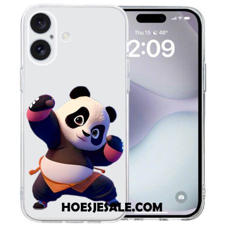 Cover Hoesje iPhone 16 Telefoonhoesje Transparante Pandarand