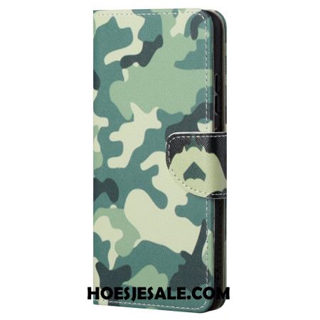 Flip Case Leren Samsung Galaxy S24 Ultra 5g Camouflagepatroon